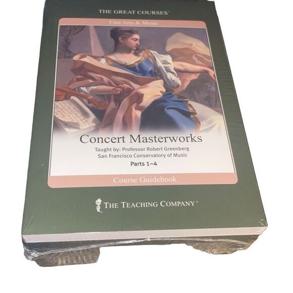 Great Courses Concert Masterworks 1-4 DVD Lectures Guidebook Music Greenberg New - Picture 1 of 4